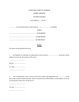 SSoul- Plaint Sample (Template).doc